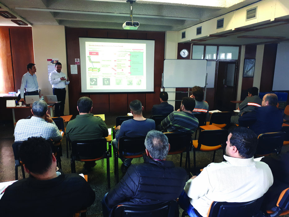 Oddział NSK Turkey organizuje sesje szkoleniowe dla klientów z branży stalowej